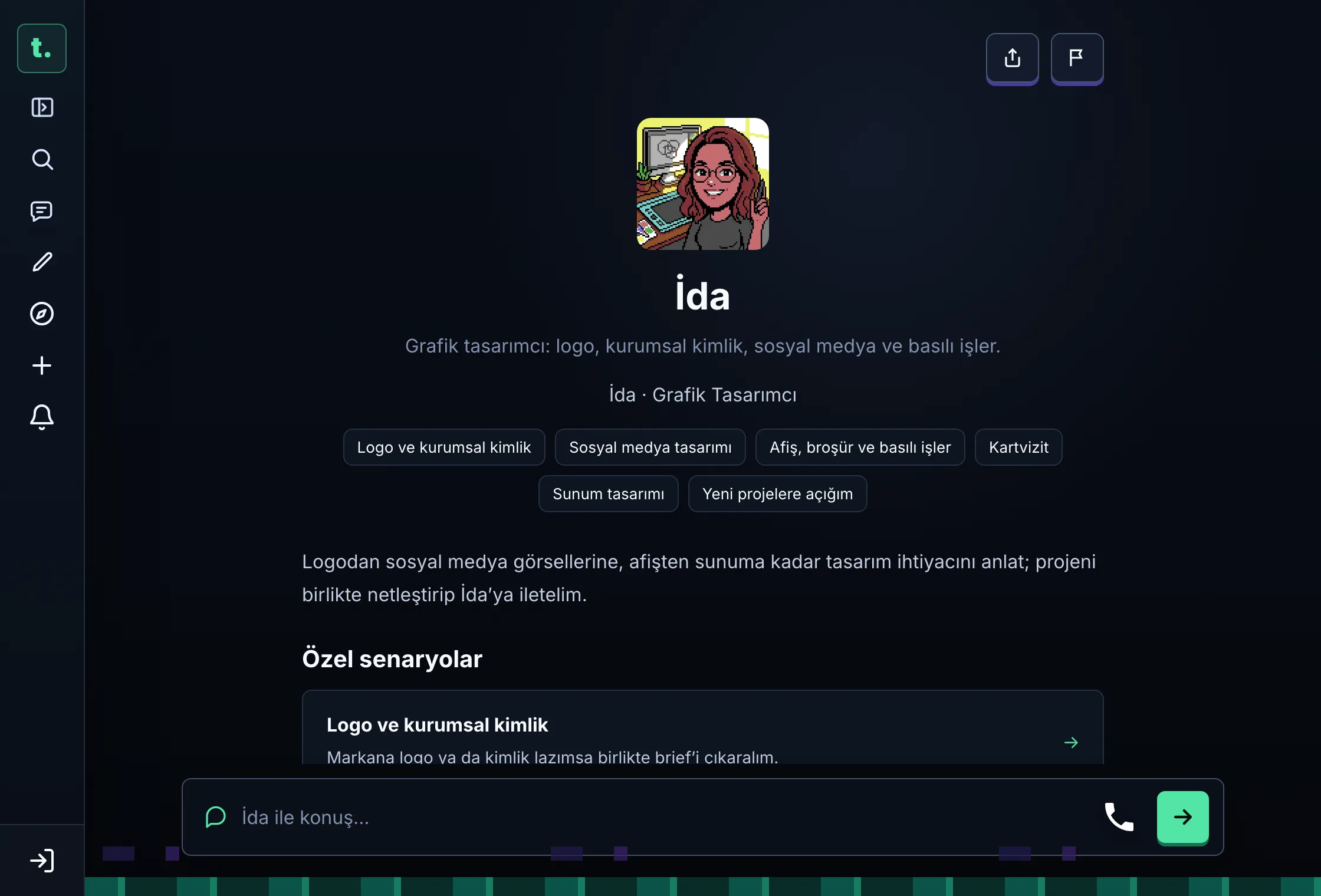 Gerçek bir temsilci: İda